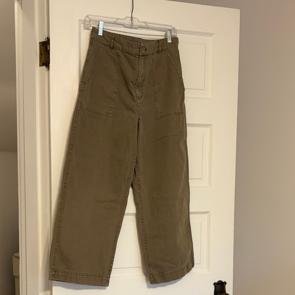Free People Utility Pants in Olive